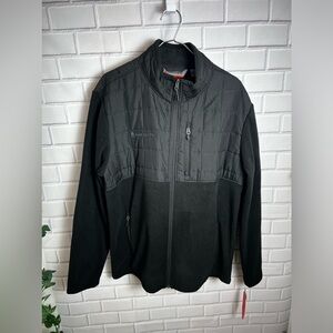 Free Country Overlay Fleece black men jacket/ size L